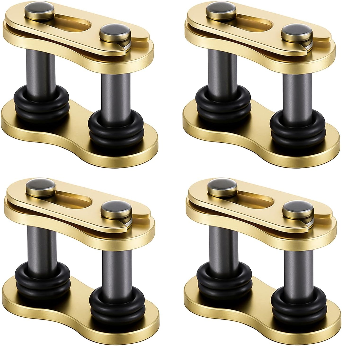 4 Pcs 525 Chain Connecting Master Link with O-Ring Seal 525 Motorcycle Chain Drive Chains for Motorcycle ATV Quad Dirt Bike