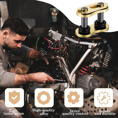 4 Pcs 525 Chain Connecting Master Link with O-Ring Seal 525 Motorcycle Chain Drive Chains for Motorcycle ATV Quad Dirt Bike