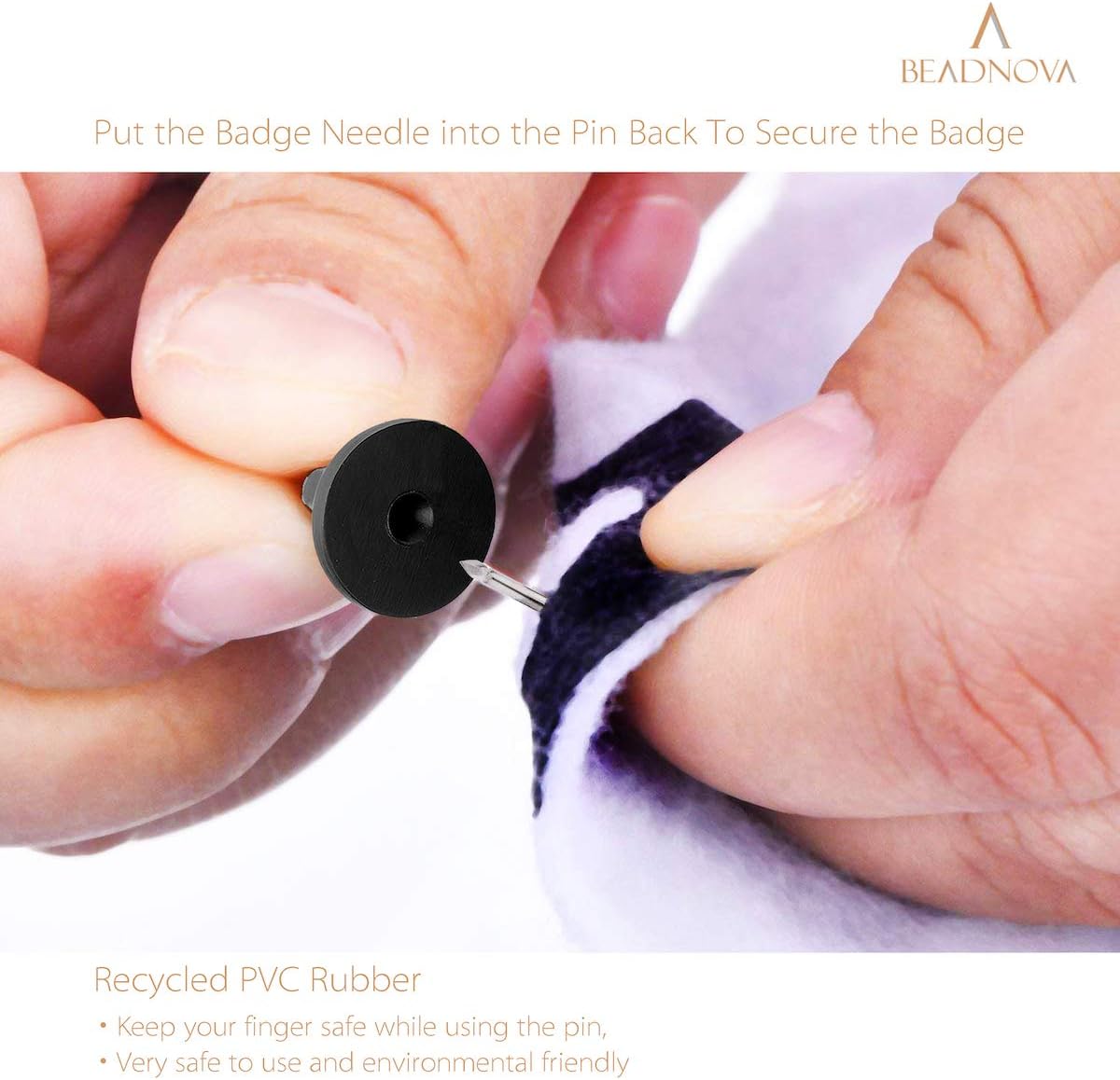 50 Pairs Pin Backings Tie Tacks Blank Pins with Rubber Backings Pinbacks for Crafts (Silver Black, 50 Sets)