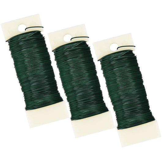 Floral Wire 114 Yards 22 Gauge Paddle Wire for Wreath Making Craft Florist Floral Flower Arrangements Garland