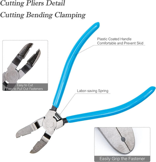 Multi-function Diagonal Side Cutting Plier Car Trim Panel Clip Cutter Puller Fastener Rivets Remover