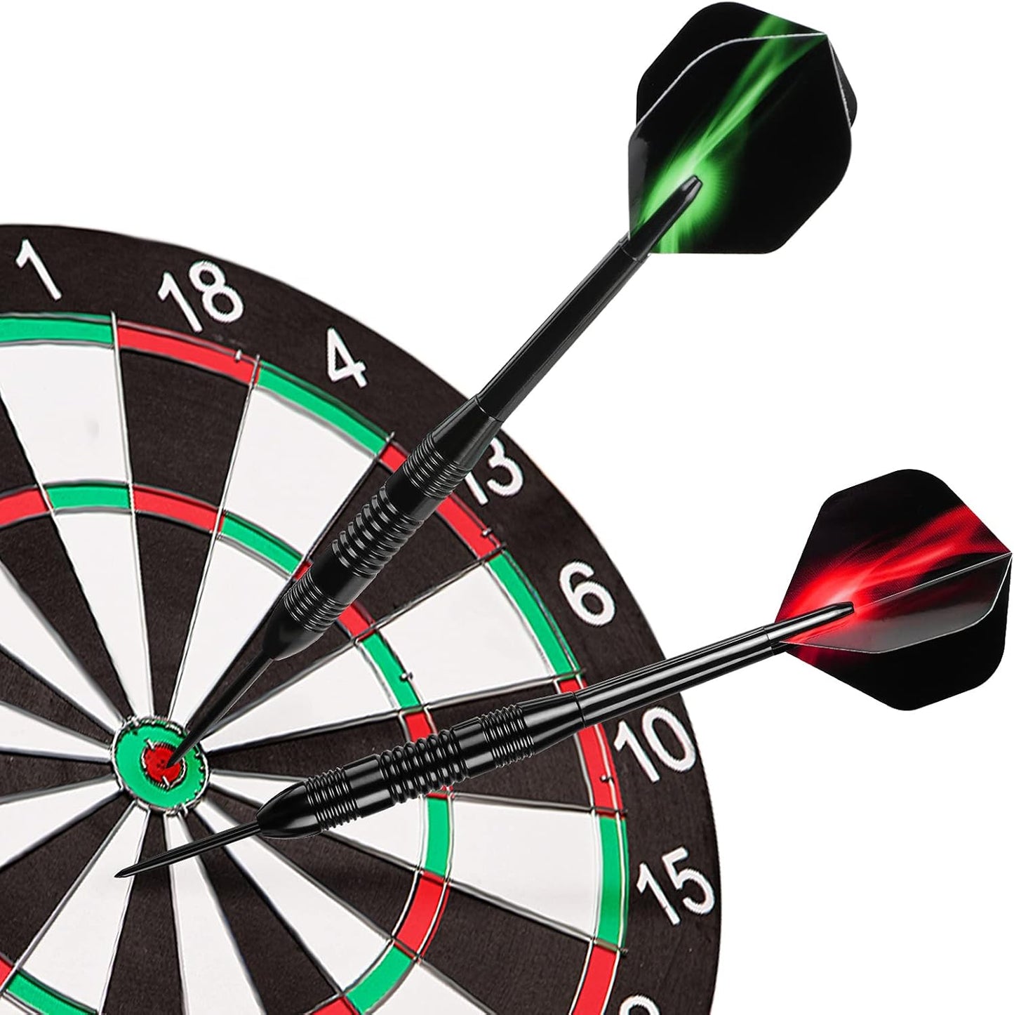 Darts Metal Tip Set, 12 Pack Steel Tip Darts Darts Set 24Grams Professional Metal Darts