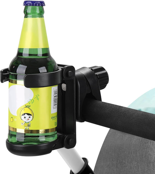 Stroller Cup Holder, Foldable Universal Cup Holder, 360 Â° Rotatable Bottle Holder for Stroller, Bike, Wheelchair, Walker, Scooter ï»¿.