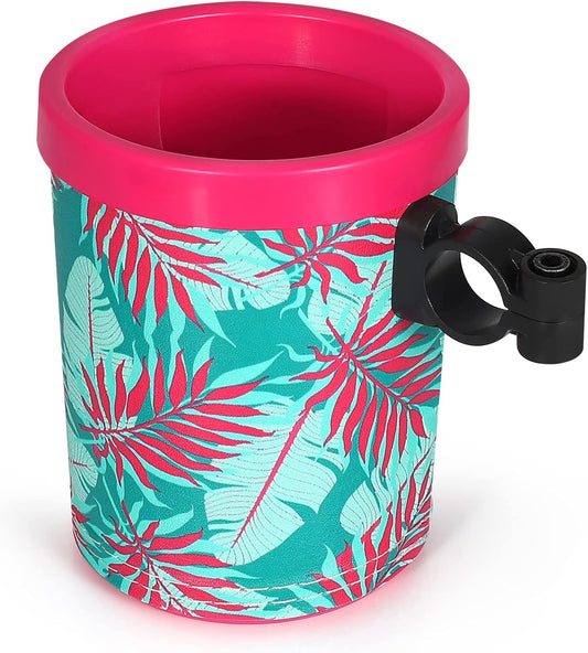 Bike Cup Holder, Bike Water Bottle Holders, Universal Bar Drink Cup Can Holder for Bicycles, Motorcycles, Scooters, Black.