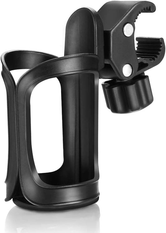 Universal Stroller Cup Holder Bundle Set, Bike Cup Holder, Drinks Holder for Stroller, Bicycle, Wheelchair, Walker, Scooter.