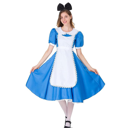 Bow Headbands Headdress for Women and Girls, Perfect Hair Accessories for Alice in Wonderland Cosplay (Black)