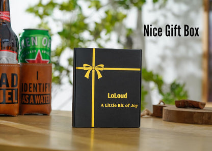 Funny Birthday Gifts for Men - Gag & Retirement Gift Ideas for Dad Husband Boyfriend : I Identify As A Water Faux Leather Can Cooler Sleeve