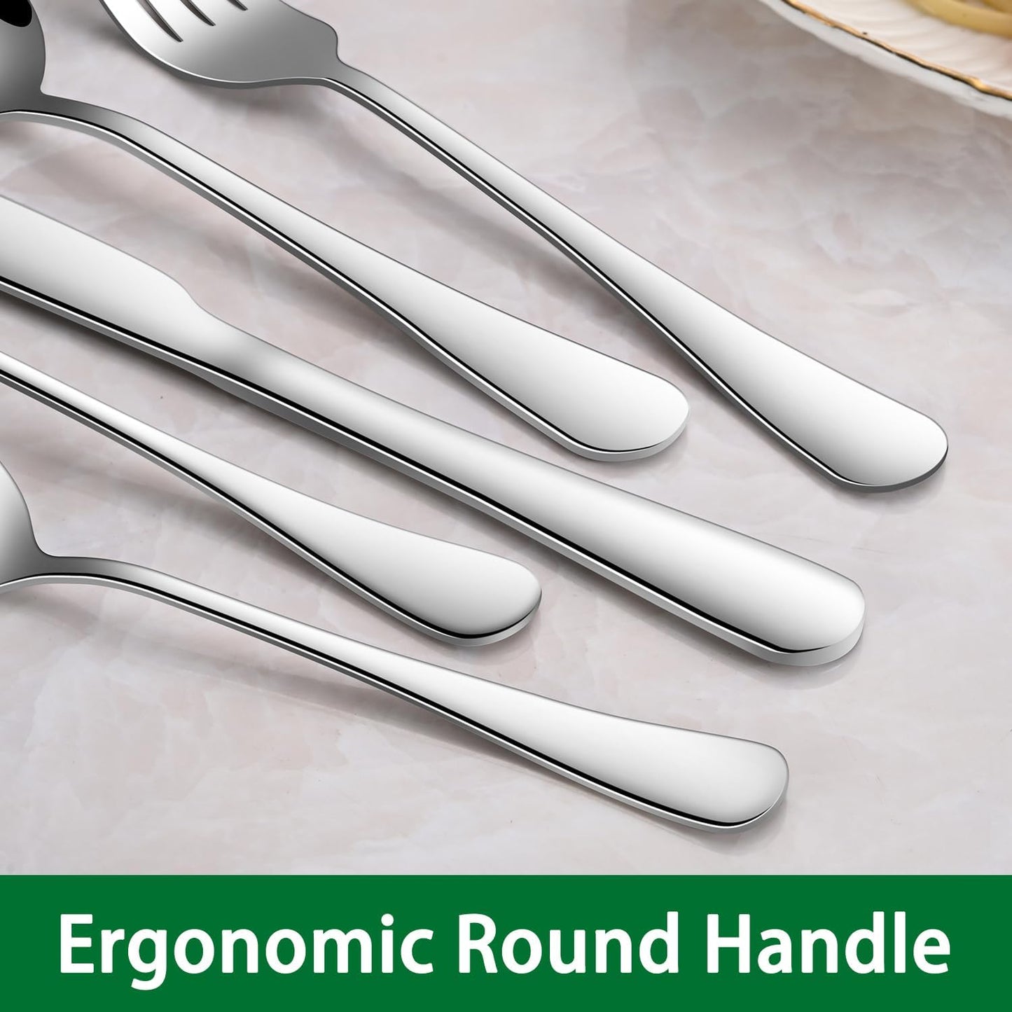 8-Piece 6.7 Inches Stainless Steel Tea Spoon,Durable Dishwasher Safe Teaspoons,Silverware Dessert Spoons For Kitchen,Small Spoons For Restaurant,Hotel