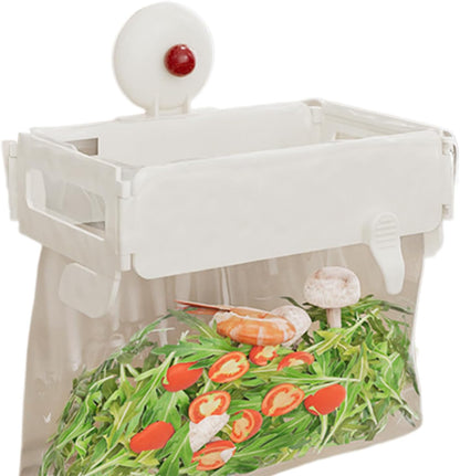 Touch Bin Trash Bag Holder 18.5x12.5cm Space Saving Versatile Waste Container