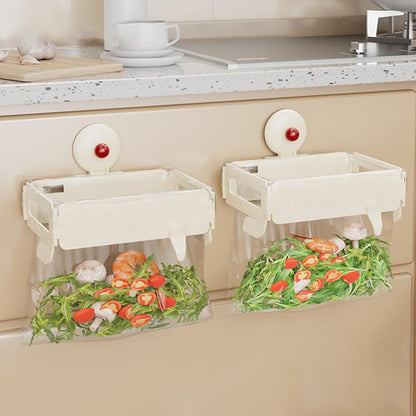Touch Bin Trash Bag Holder 18.5x12.5cm Space Saving Versatile Waste Container
