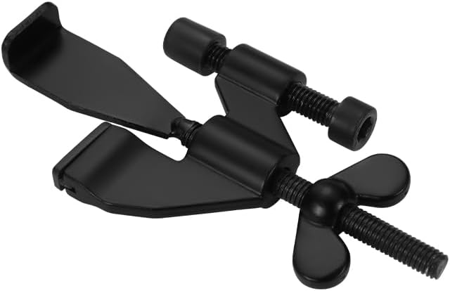 Portable Door Lock - Extra Security for Hotels & Travel - Self-Adhesive No Drilling Required - Black - 1 Piece.