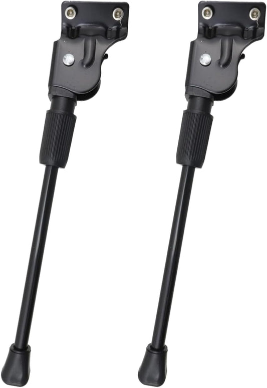 26 Inch Adjustable Aluminium Rear Bike Stands 2 Pack Black.