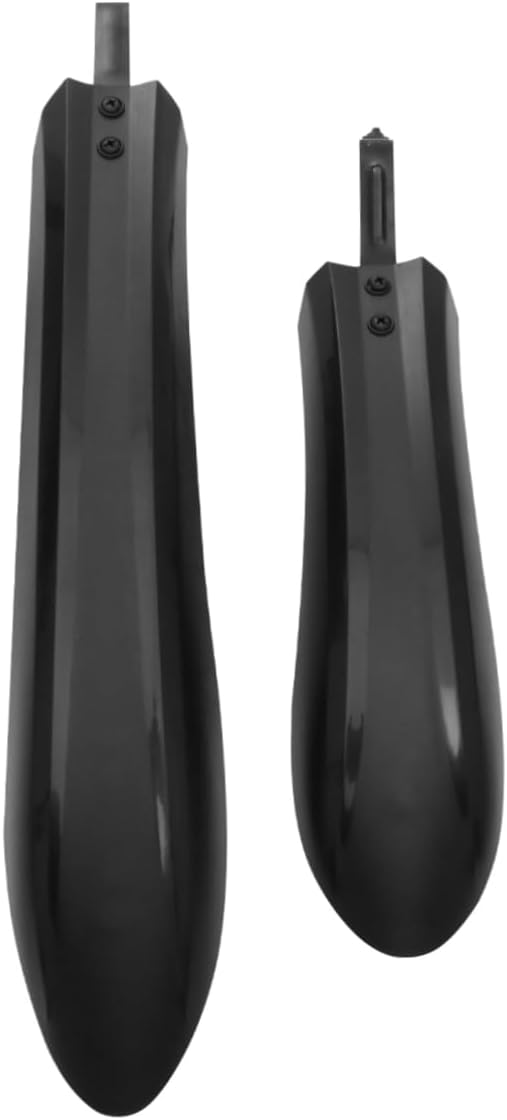 Adjustable Black Bicycle Mudguard Set - 1 Set.