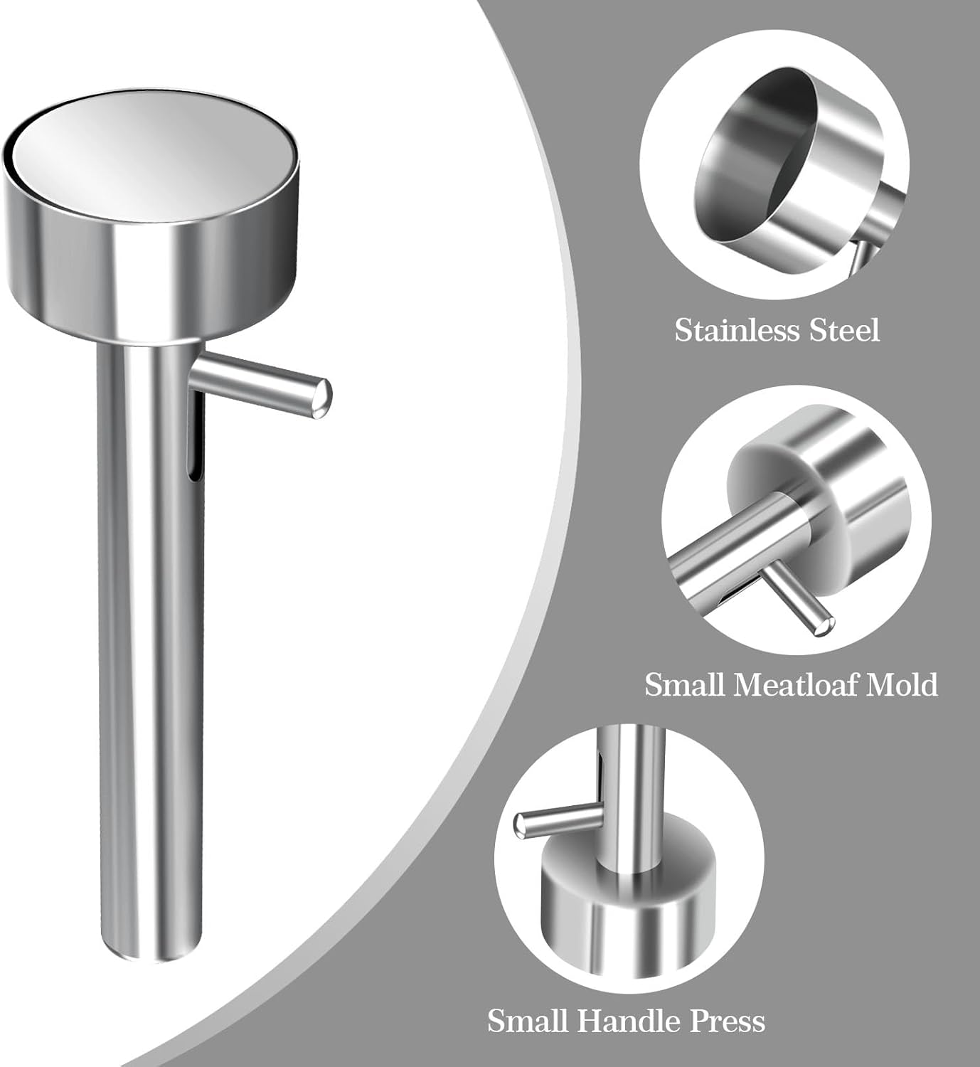 Professional Patty Maker with Thumb Grip - Perfect for Falafel Burgers and Meatballs