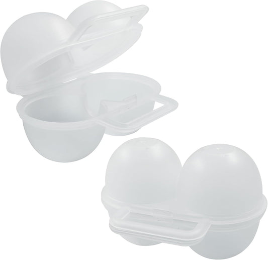 2 Pack 2-Egg Portable Camping Egg Holder for Fridge.