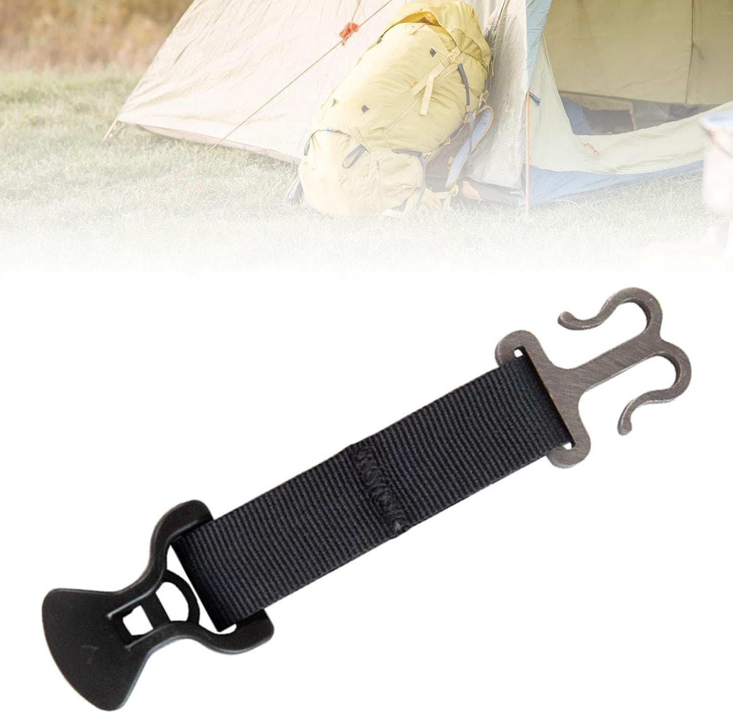2 Pack Black Hammock Stand Suitable for Camping Outdoor Use.