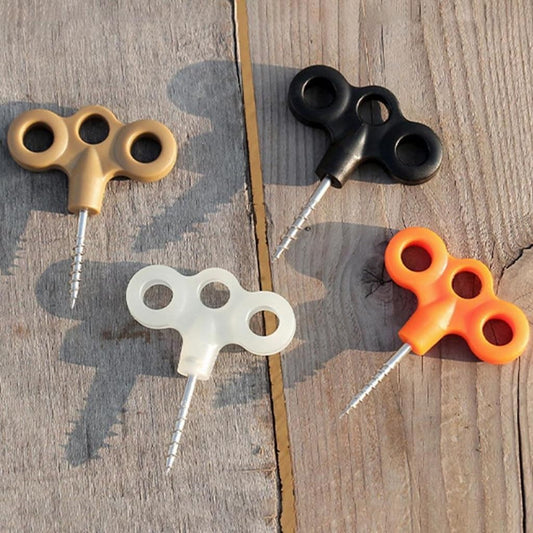 Orange Tent Pegs 2 Pack Heavy Duty Camping Outdoor Activities Stakes.