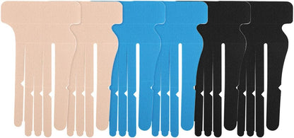 Pre-cut Cotton Sport Tape 3 Pairs Wrist and Finger Support.