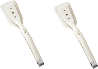 2-in-1 Silicone Spatula Tong Set of 2 Heat Resistant for Flipping and Serving