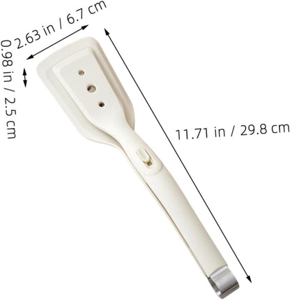 2-in-1 Silicone Spatula Tong Set of 2 Heat Resistant for Flipping and Serving