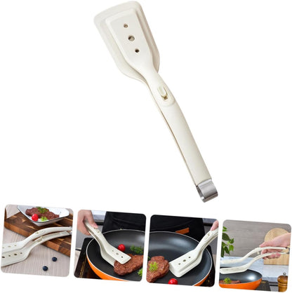 2-in-1 Silicone Spatula Tong Set of 2 Heat Resistant for Flipping and Serving