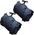 2 Pack Black Outdoor Faucet Cover Winter Freeze Protection Waterproof Insulated Garden Tap Sleeve Universal Cold Weather Shield.