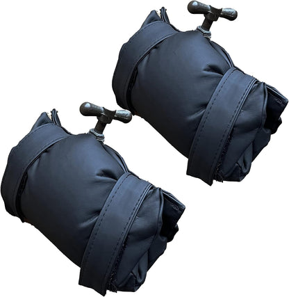2 Pack Black Outdoor Faucet Cover Winter Freeze Protection Waterproof Insulated Garden Tap Sleeve Universal Cold Weather Shield.