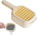 2-in-1 Sink Strainer Colander 2-in-1 Sink & Strainer Handy Shake and Drain System for Vegetables Fruit & Salad Large Capacity Yellow.