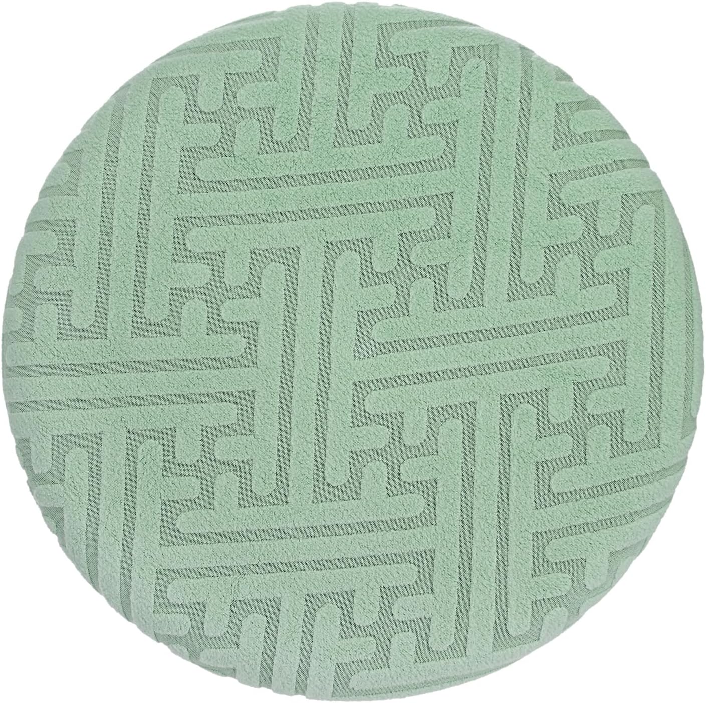 Elastic Chair Cover Round 30-36cm Mint Green Washable Stretchable Stool Cover