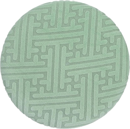 Elastic Chair Cover Round 30-36cm Mint Green Washable Stretchable Stool Cover