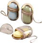 Travel Soap Case Set of 2 Leakproof with Soap Saver for Vacation Sports and Home.