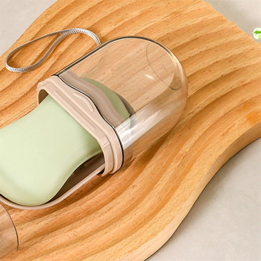 Travel Soap Case Set of 2 Leakproof with Soap Saver for Vacation Sports and Home.