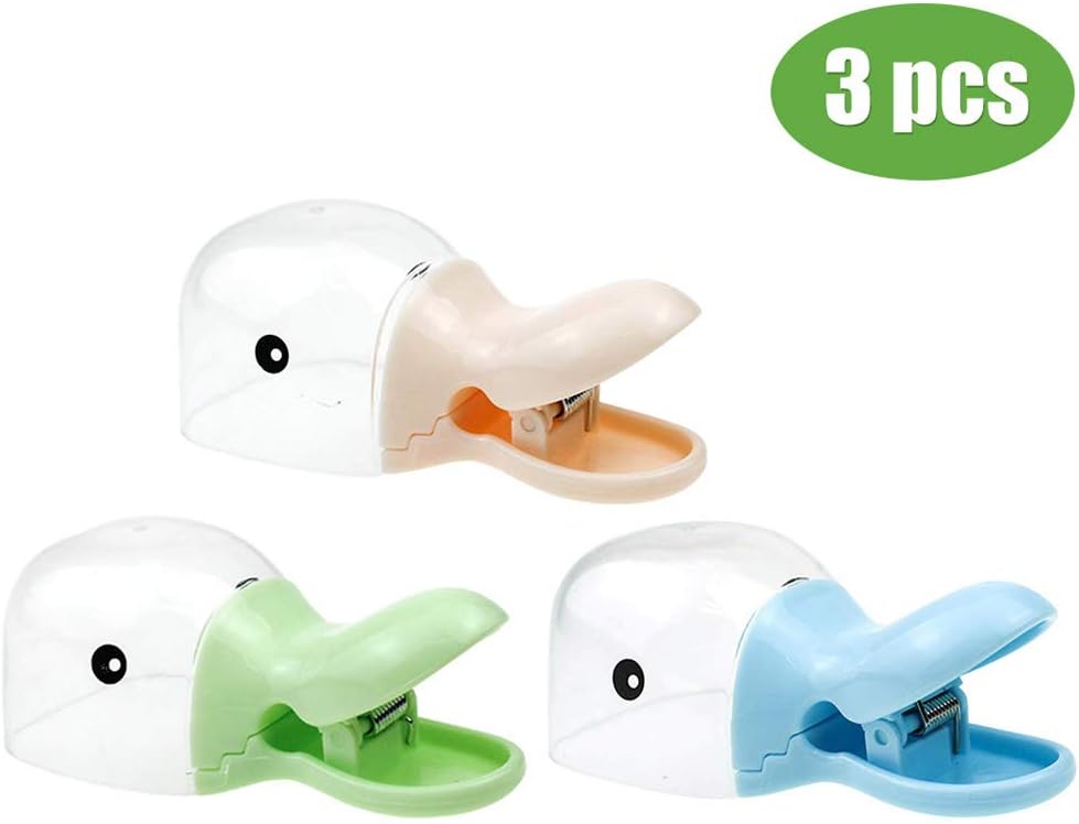 3-Piece Pet Food Scoop Set 2-in-1 Dog Cat Feeding Spoon with Food Bag Sealing Clip.