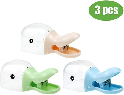 3-Piece Pet Food Scoop Set 2-in-1 Dog Cat Feeding Spoon with Food Bag Sealing Clip.