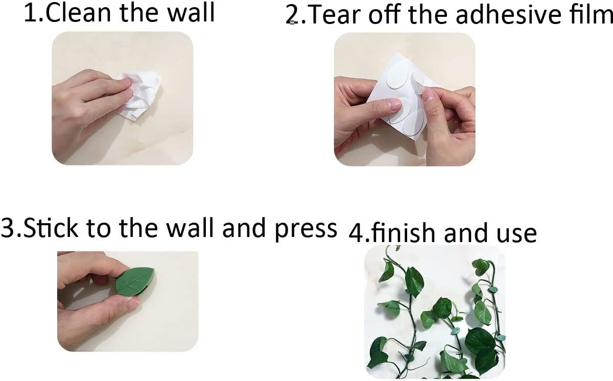 30 Pack Self-Adhesive Plant Clips Invisible Wall Hooks for Climbing Plants Trellis Support Vines Ivy Indoor Outdoor Use