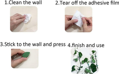 30 Pack Self-Adhesive Plant Clips Invisible Wall Hooks for Climbing Plants Trellis Support Vines Ivy Indoor Outdoor Use