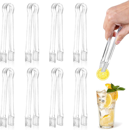 8 Pack Food Clips Mini Plastic Clips Small Kitchen Clips Ideal for Parties Restaurants Buffets Baking Salads Cookies Ice Cubes