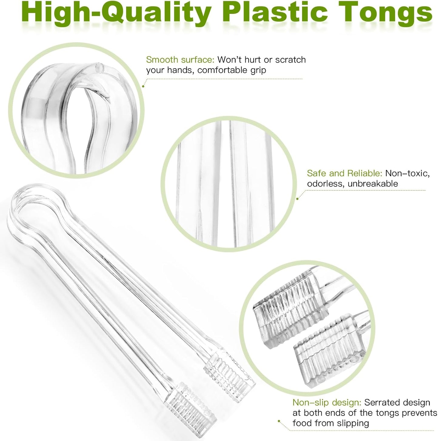 8 Pack Food Clips Mini Plastic Clips Small Kitchen Clips Ideal for Parties Restaurants Buffets Baking Salads Cookies Ice Cubes
