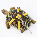 Yellow Turtle Harness Medium Size No Bell with Walking and Chest Straps Turtle Accessories for Turtles and Sea Turtles.