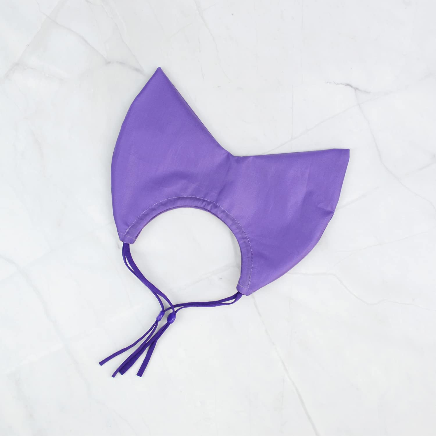 2 Pack Purple Waterproof Cat Shower Caps - Pet Ear Protection Covers for Bathing Rain - Water and Moisture Resistant Cat Ear Caps.
