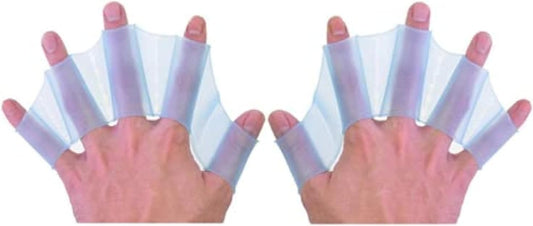 Silicone Swim Fins - Blue - 1 Pair - Ideal for Snorkeling - Comfortable Silicone Swimming Equipment.
