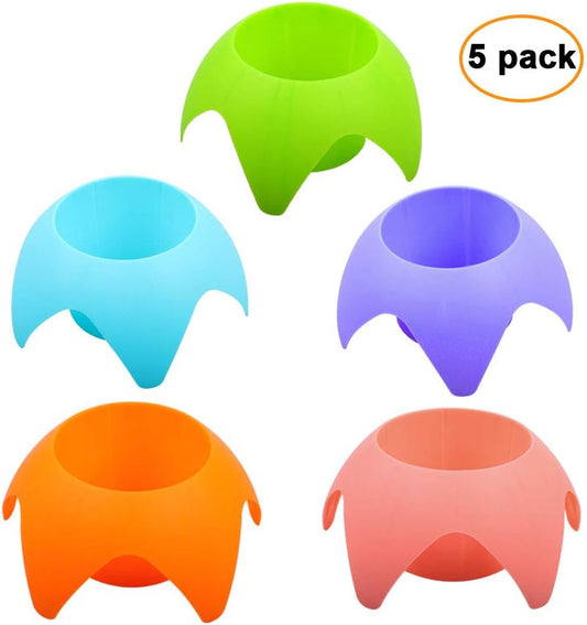 5 Pack Beach Drink Holders Multiple Colours Essential Beach Accessories for Vacation Must Have for Women Adults Family Friends.
