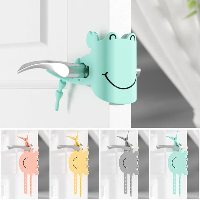 4 Pack Door Stoppers Door Security Door Closing Damper Anti Bang Silent Door Closer Silicone Decorative Sound Reduction Flexible Adjustable for Light Sleepers. Hover Image