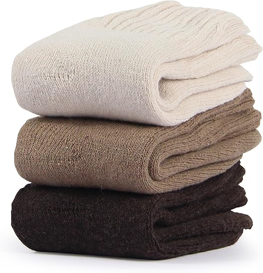 5-Pack Women's Winter Warm Home Socks Comfortable Soft Non-Slip Cozy Thermal Socks.
