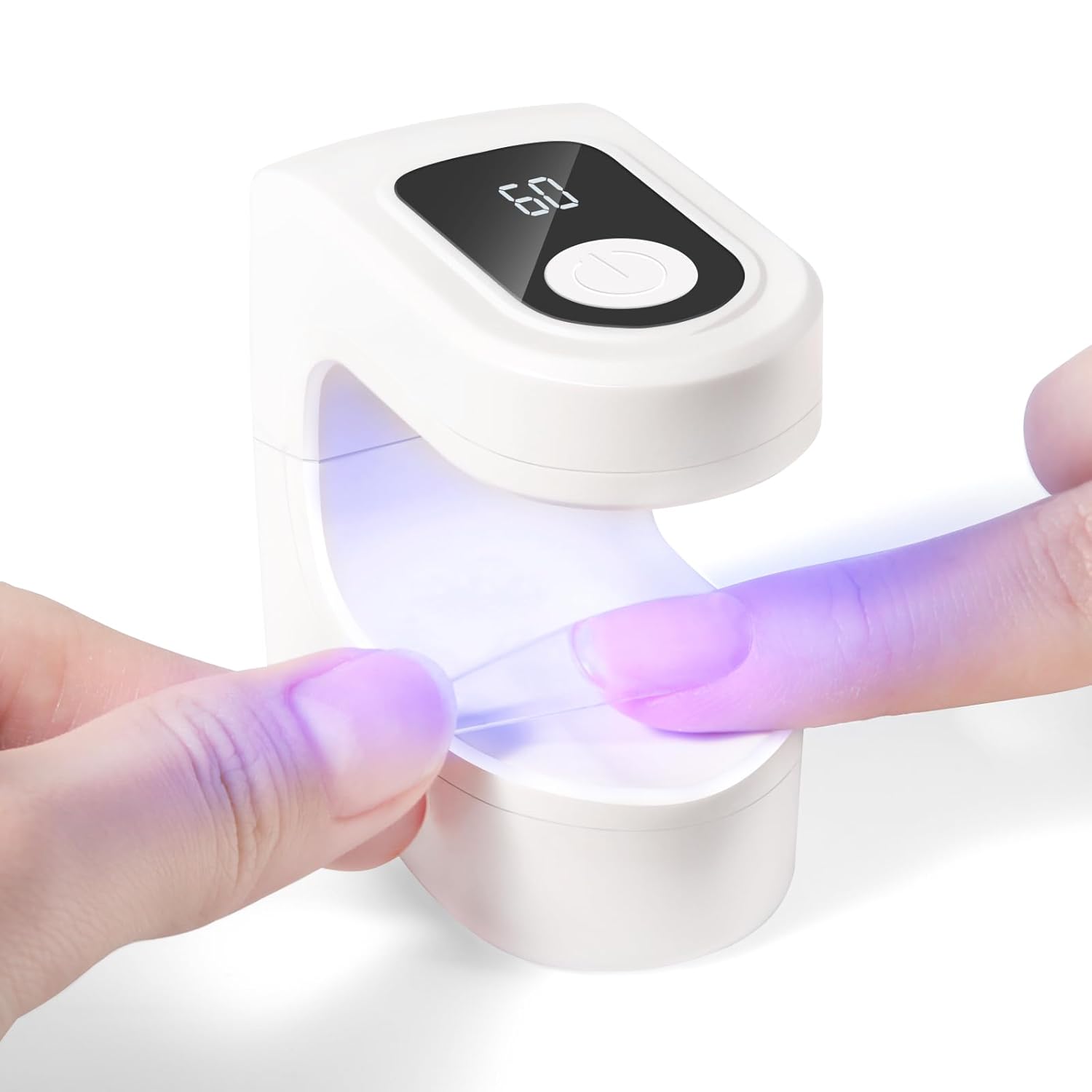 LED UV Nail Lamp with Timer and Display Multi-color Gel Nail Dryer for Gel Polish.
