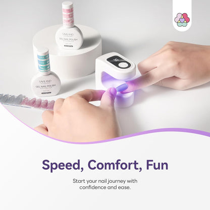 LED UV Nail Lamp with Timer and Display Multi-color Gel Nail Dryer for Gel Polish.