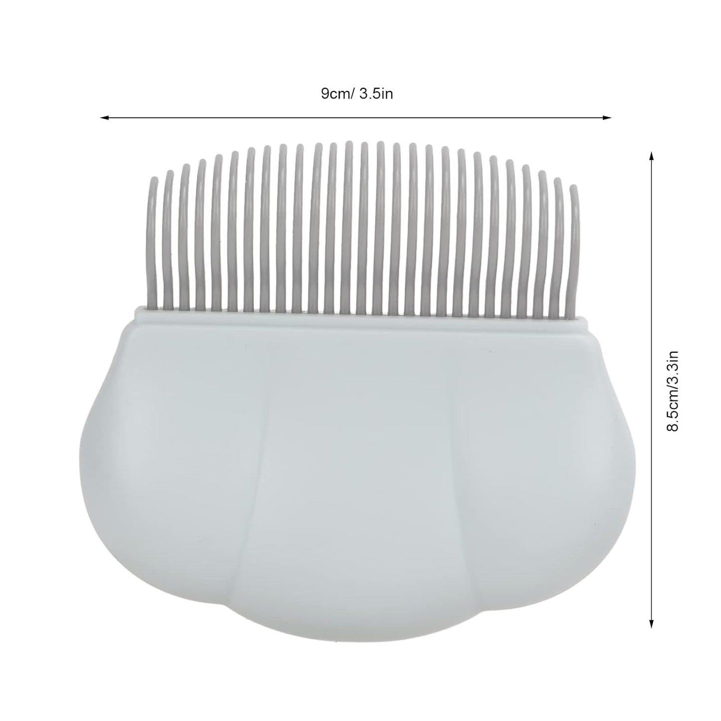 Pet Hair Remover Comb for Dogs and Cats - Blue Anti-Shedding Grooming Tool.