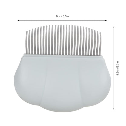 Pet Hair Remover Comb for Dogs and Cats - Blue Anti-Shedding Grooming Tool.