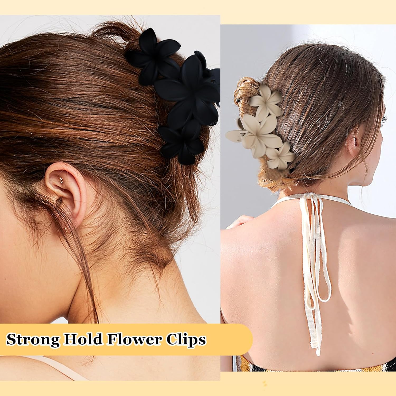 4 Pack Large Hair Clips 11.5cm Anti-Slip Strong Grip Hair Accessories for Women.