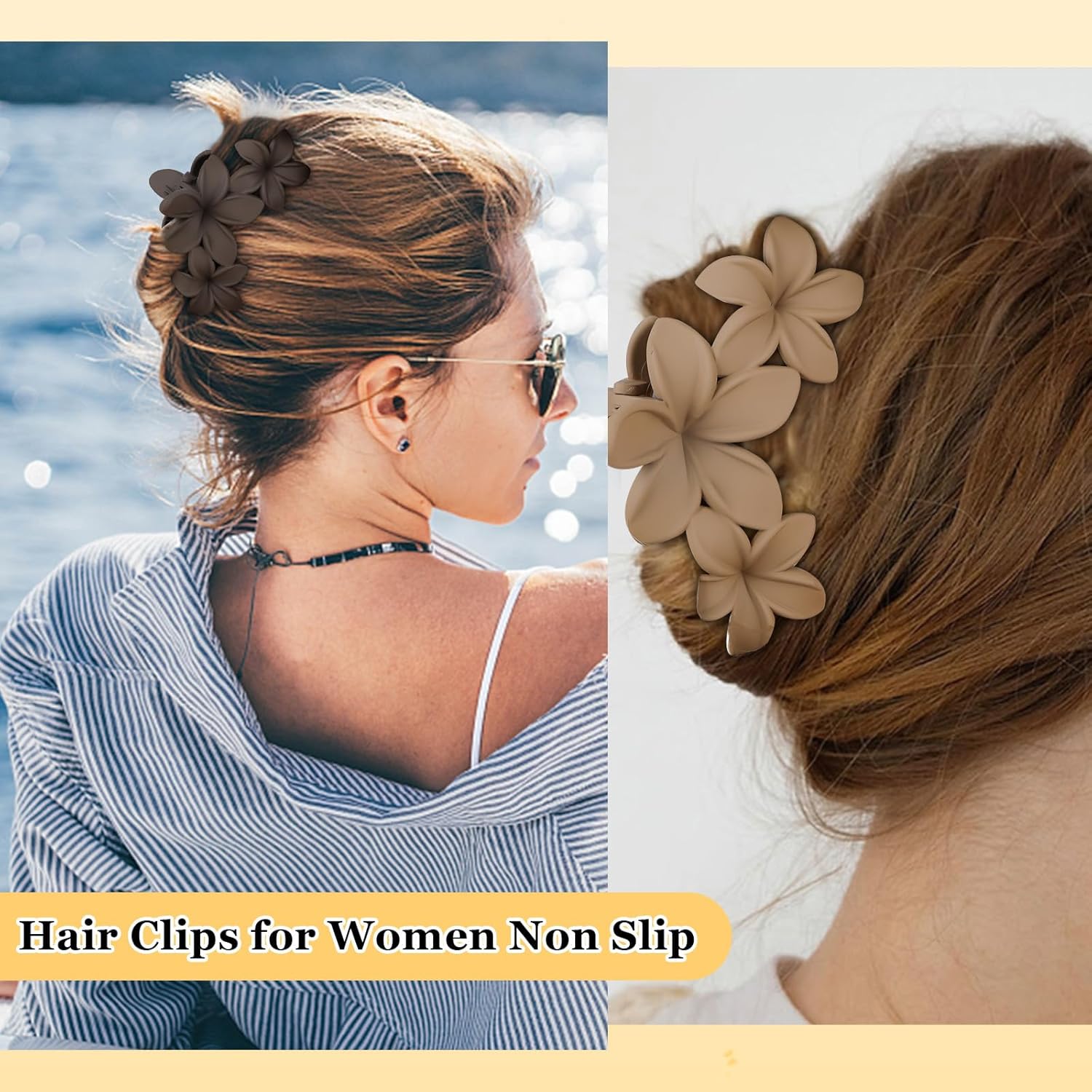4 Pack Large Hair Clips 11.5cm Anti-Slip Strong Grip Hair Accessories for Women.